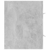 ZNTS 2 Piece Bathroom Furniture Set Concrete Grey Engineered Wood 804849