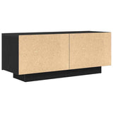 TV Cabinet Black Oak 100 x 35 x 40 cm Engineered Wood 3333066
