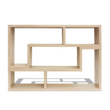 ZNTS TV Cabinet Double L-Shaped Oak 243065