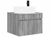 Bathroom Cabinet Set 3 pcs Grey Sonoma 49 x 44.5 x 65.5 cm 3405783