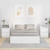 Bedside Tables 2 pcs High Gloss White 40 x 30 x 467 cm 888916