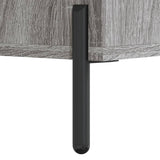 Highboard Grey Sonoma 69.5x34x180 cm Engineered Wood 3189971