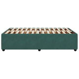 Bed Frame without Mattress Dark Green 120x200 cm Velvet 3285003