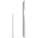 Patio Retractable Side Awning 120x500 cm Red 48391