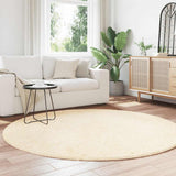 Shaggy Rug High Pile NAVARRA Cream 200x200 cm Polyester 4102919