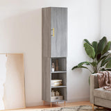 Highboard Grey Sonoma 34.5x34x180 cm Engineered Wood 3198975