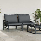 Outdoor Furniture 2 Piece Anthracite 80 x 80 x 71 cm Steel 42009984