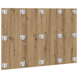Bed Headboard Artisan Oak 120x1,5x80 cm Engineered Wood 856825