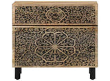 Bedside Cabinet 50x33x60 cm Solid Wood Mango 358220