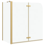 Shower Enclosure Gold 120 x 68 x 130 cm ESG Glass and Aluminium 42018538