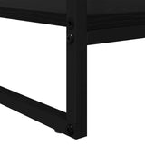 Coffee Table Black Oak 80 x 50 x 40 cm Engineered Wood 886438
