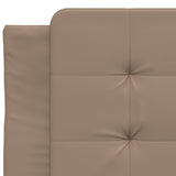 Bed Frame without Mattress "Zadar" Cappuccino 90x200 cm Faux Leather 3208160