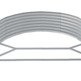 Garden Raised Bed Galvanised Steel 214x140x36 cm Anthracite 319026
