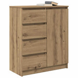Sideboard with Drawers Artisan Oak 71x35x84 cm Engineered Wood 861588