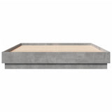 Bed Frame without Mattress Concrete Grey 160x200 cm 3209845