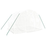 Greenhouse with Steel Frame White 6 m 3x2x2 m 364079