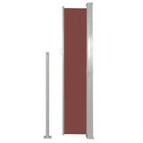 Patio Retractable Side Awning 160 x 300 cm Brown 41547