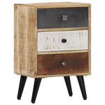 ZNTS Bedside Cabinet 40x30x60 cm Solid Mango Wood 282875