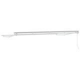 Awning Frame Manual Adjustable White 4 x 2 m Steel 42002525
