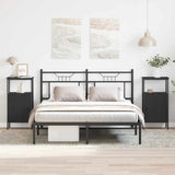 Bedside Cabinet 2 pcs Black Oak 41 x 31 x 80 cm Engineered Wood 862918