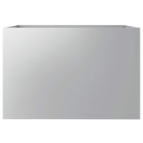 Planter Silver 62x40x39 cm Galvanised Steel 841600