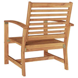 Chair 2 Piece Brown 65 x 60 x 76.5 cm Solid Teak Wood 42006402