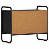 TV Cabinet 60 x 30 x 50 cm Black Oak Engineered Wood 8013776