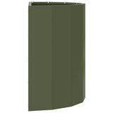 Planter Olive Green 60 x 30 x 50 cm Steel 883720