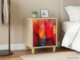Bedside Cabinet HEESCH Sonoma Oak 36 x 33 x 60 cm 8007287