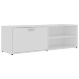 ZNTS TV Cabinet White 120x34x37 cm Engineered Wood 801152