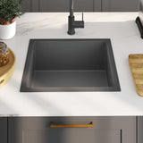Handmade Kitchen Sink Black Stainless Steel 51503