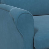 Armchair Blue 76 x 94 x 102 cm Velvet 42009856