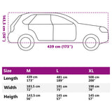 Car Cover for SUV Full Grey M Non-Woven Fabric 4008940