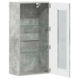 Wooden Cabinet Concrete Grey 50 x 29 x 100 cm Engineered Wood 880224