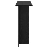 Console Table Black Oak 100 x 30 x 75 cm Engineered Wood 8001176