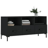 TV Cabinet Black 102x36x50 cm Engineered Wood 829037