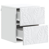 Wall-Mounted Bedside Cabinet White 34.5 x 33 x 40 cm 898805
