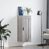 Wall Mounted Cabinet Grey Sonoma 34.5x34x90 cm Engineered Wood 830522