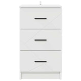 Bedside Cabinet White 38 x 38 x 66 cm Engineered wood 883374