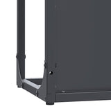 Firewood Rack Anthracite 25x25x100 cm Cold-rolled steel 864269
