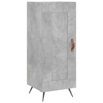 Highboard Concrete Grey 34.5x34x180 cm Engineered Wood 3199085