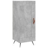 Highboard Concrete Grey 34.5x34x180 cm Engineered Wood 3199085