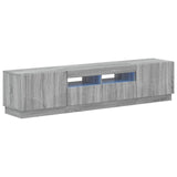 5 Piece LED TV Cabinet Grey Sonoma Engineered Wood 3416848