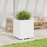 Garden Planter White 60x60x72.5 cm Solid Wood Pine 3282580