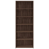 Highboard Brown Oak 70x41x185 cm Engineered Wood 3281693