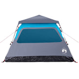 Camping Tent Dome 4-Person Blue Quick Release 4004231