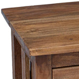 Nightstand Solid Mahogany Wood 40x30x51 cm 244487
