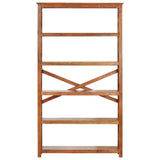 Bookshelf 100x30x180 cm Solid Acacia Wood Honey Finish 289626