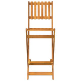 Outdoor Bar Set Natural Wood Solid acacia wood with an oil finish 3104961