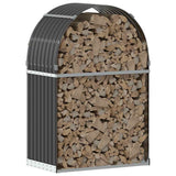 Log Holder Anthracite 80x45x120 cm Galvanised Steel 364559